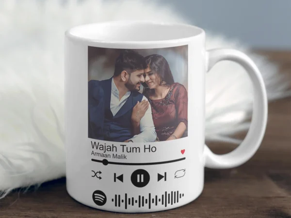 Personalized Spotify Photo Mug – Music & Memories