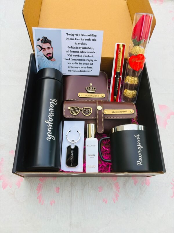 Personalized Luxury Romantic Gift Hamper for Him 💝