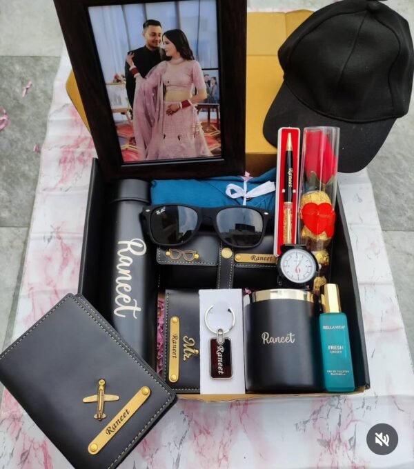 Premium Personalized Men’s Gift Box – GiftsLo Signature Collection