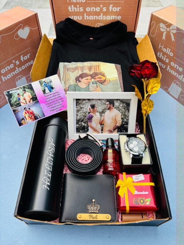 💝 Personalized Men’s Luxury Sweatshirt Gift Box – GiftsLo