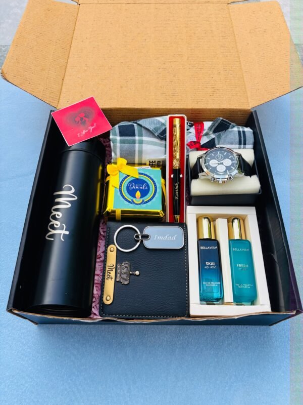 Premium Men’s Shirt, Perfume Hamper – GiftsLo