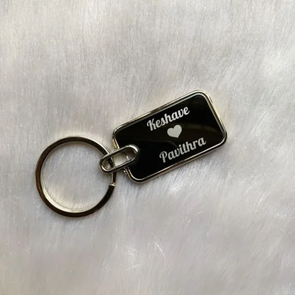Personalized Engraved Metal Keychain