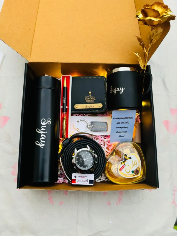 Personalized Luxury Men’s Gift Hamper – A Perfect Expression of Love 🎁