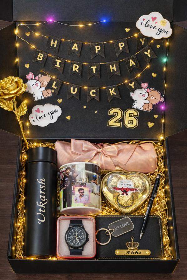 🎁 Luxury Personalized Birthday Hamper - GIFTSLO